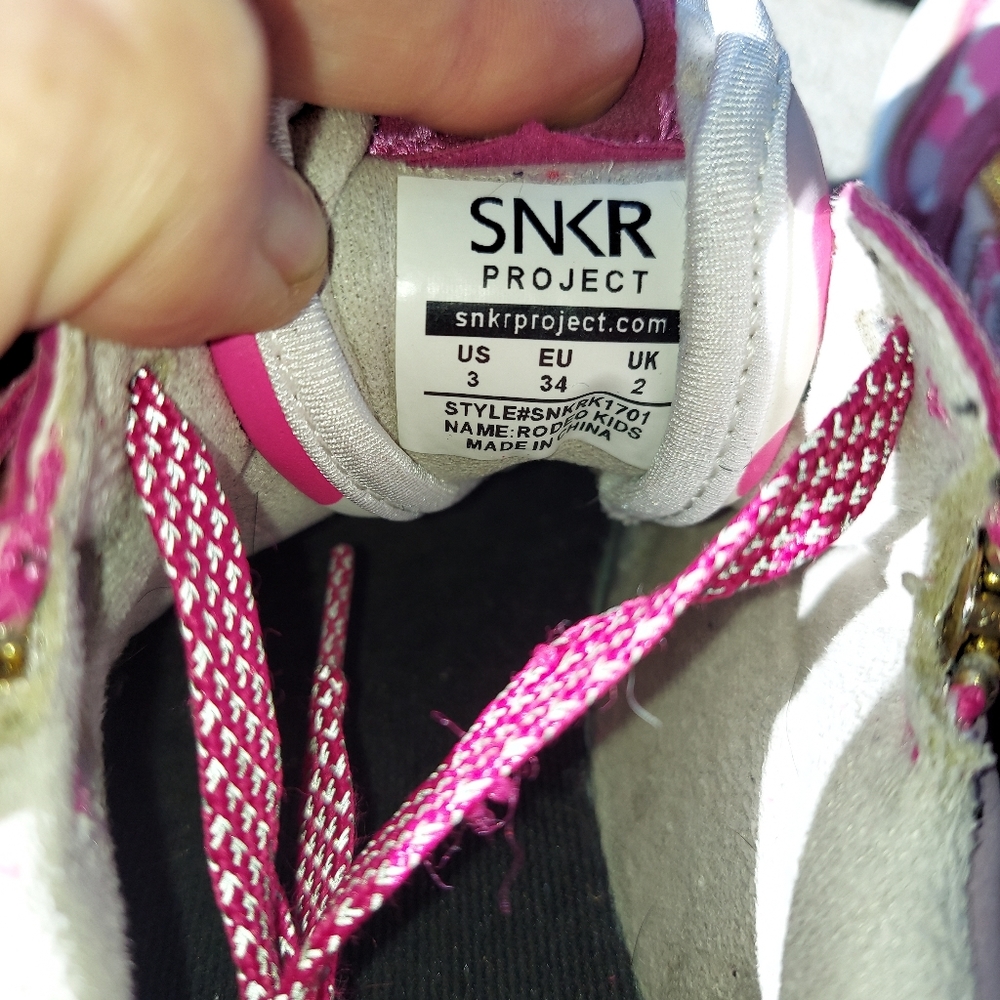 SNKR PROJECT RODEO KIDS SIZE 3 - Picture 7 of 7